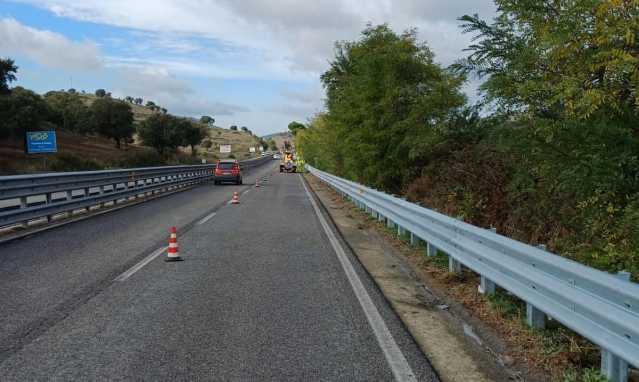 Ancora lavori sulla 131: nuovo guard rail in direzione Abbasanta e restringimenti di carreggiata 