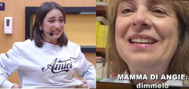 Amici Mamma Chiamata Angie da Uta ad Amici, la videochiamata con la mamma: