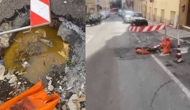 Fuoriuscita di liquami in via Caprera a Cagliari, i residenti: 