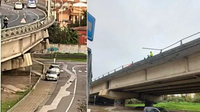 Incidente sull'asse mediano, i detriti finiscono in via Lubich. I residenti: 