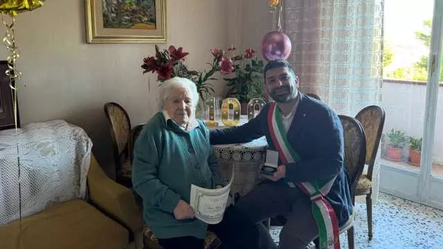 Maria Vittoria Putzolu Marco Benucci Cagliari festeggia una nuova centenaria, Maria Vittoria Putzolu: