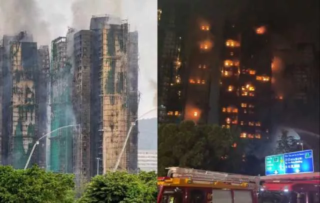Incendio a Hong Kong, il bilancio si aggrava ancora: 128 morti, 79 feriti e 200 dispersi 