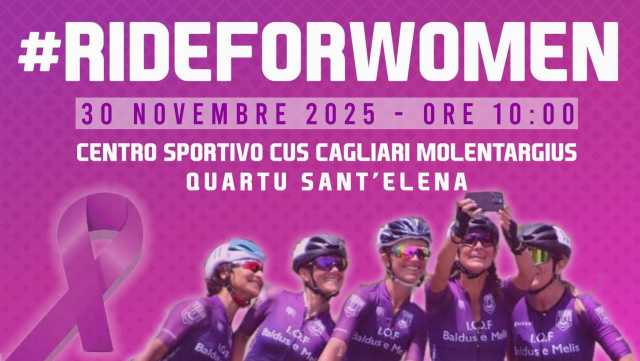 #Rideforwomen nel Parco di Molentargius: pedalata e corsa per dire no alla violenza sulle donne