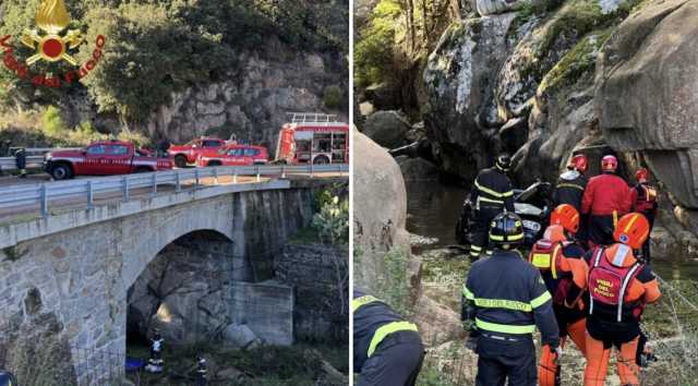 Un volo di 10 metri giù dal ponte con l’auto: così sono morti i tre operai egiziani a Villagrande