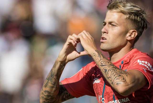 Cagliari, Felici a Villa Stuart: per l’esterno rossoblù si teme la rottura del crociato 