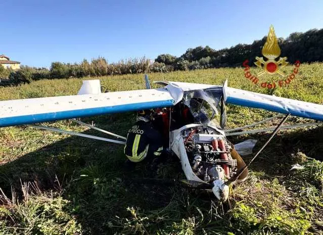 WhatsApp Image 2025 12 06 At 13.41.24 San Sperate, precipita un ultraleggero: grave il pilota