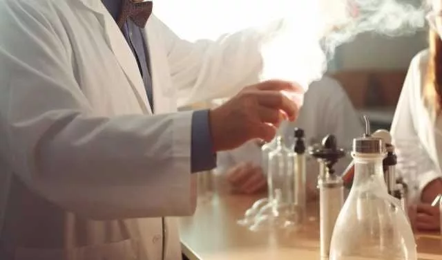 Foto Ia Laboratorio Chimica Acidi rovesciati nel laboratorio di scienze: scatta l'evacuazione di una scuola a Iglesias