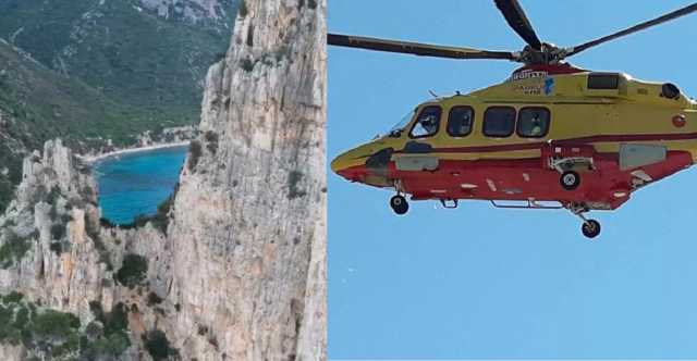 Baunei, perde il controllo della vela mentre fa parapendio e precipita a Pedra Longa