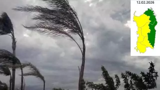 Allerta meteo sulla Sardegna occidentale da stasera per rischio idrogeologico e idraulico