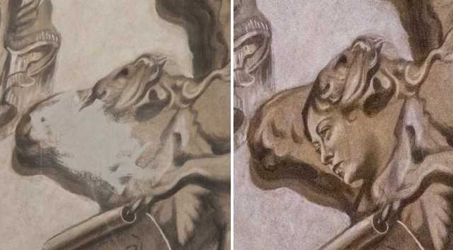 Roma, rimosso il volto dell'angelo che riprendeva i lineamenti di Giorgia Meloni nella basilica di San Lorenzo in Lucina