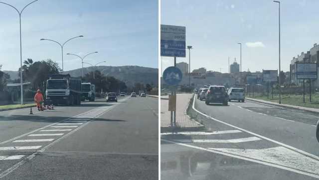 Cagliari, al via i lavori per il nuovo asfalto: domani l'intervento sull'Asse Mediano 