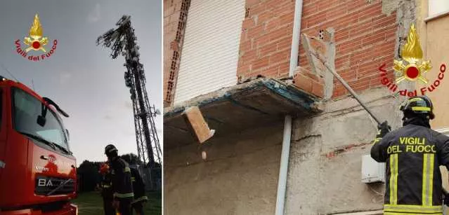 Famiglie evacuate, antenne spezzate e tanti danni: la Sardegna nella morsa del vento