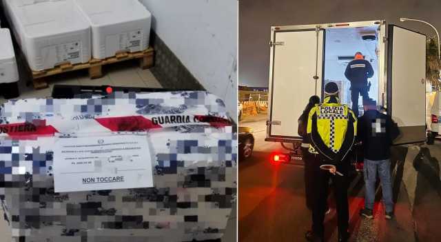 Sequestrati 70 chili di pesce e 30 di gambero rosso in un mercato all'ingrosso di Cagliari