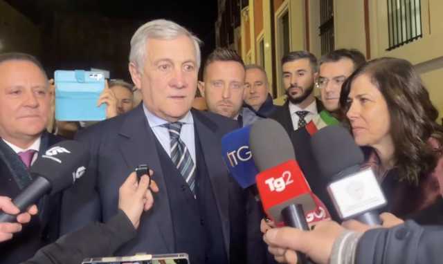 Tajani a Cagliari: 