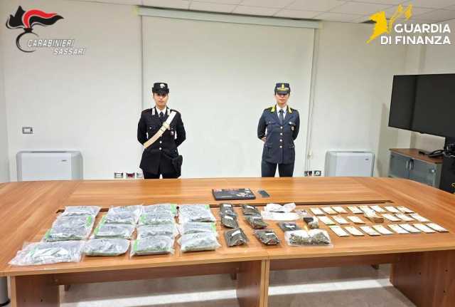 Droga spedita con il corriere: arrestato un 25enne a Sassari (video)