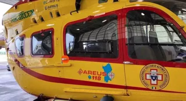 Elisoccorso Youytg Sardara, violento scontro fra due auto: tre feriti, uno soccorso con l'elicottero