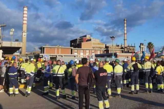 Riparte la mobilitazione di oltre 200 metalmeccanici nel Sulcis: 