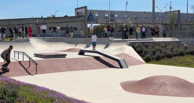 Cagliari, inaugurato il nuovo skatepark: 