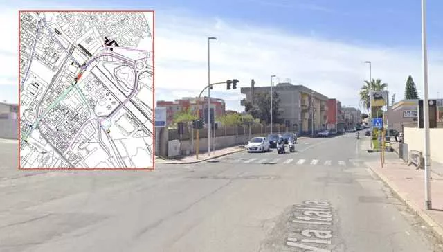 Pirri, cambia il traffico per un mese in via Italia: lavori al collettore 