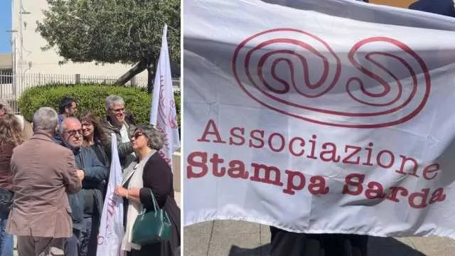 Giornalisti in sciopero, la protesta anche a Cagliari: 
