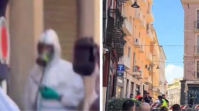 IMG 2720 Sospetto caso di Ebola, a Cagliari scatta la chiusura di via Manno (poi riaperta)