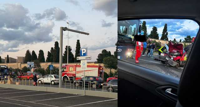 Incidente Schianto frontale tra un'auto e un bus in viale monastir a Cagliari: almeno un ferito