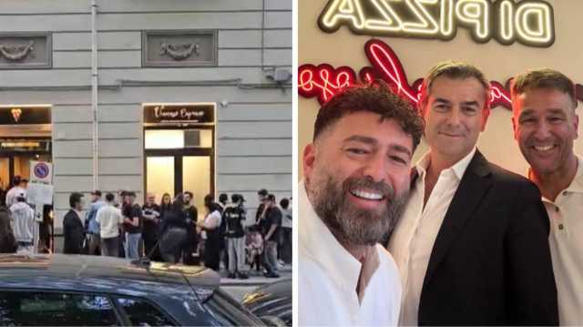 Capuano A Cagliari Apertura Cagliari, in centinaia per una pizza gratis di Capuano in piazza del Carmine