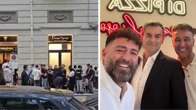 Capuano A Cagliari Apertura Cagliari, in centinaia per una pizza gratis di Capuano in piazza del Carmine