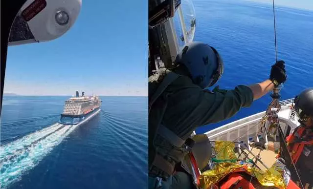 Volo Guardia Costiera Passeggera colta da malore sulla crociera al largo di Teulada: soccorsa con l'elicottero della Guardia Costiera