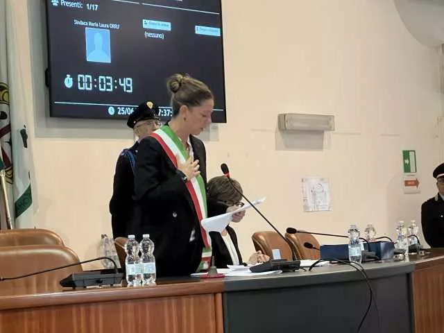 Elmas, Maria Laura Orrù indossa (di nuovo) la fascia tricolore: 