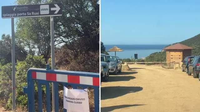 Porto Sa Ruxi Chiuso il parcheggio di Porto Sa Ruxi per le nuove norme anticendio: