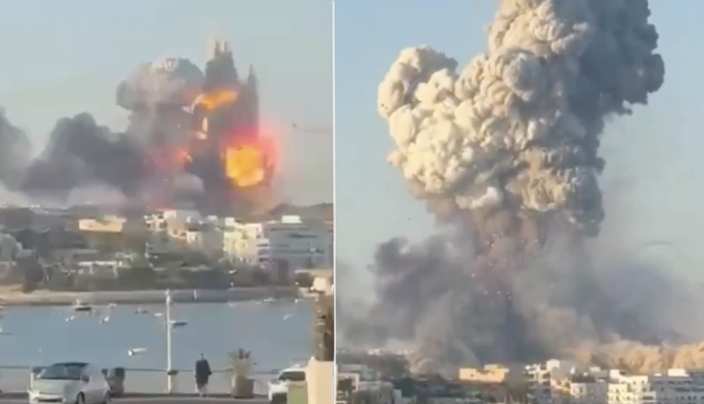 Esplosione in una fabbrica di fuochi d'artificio a Malta: la colonna di fumo visibile in città (Video)