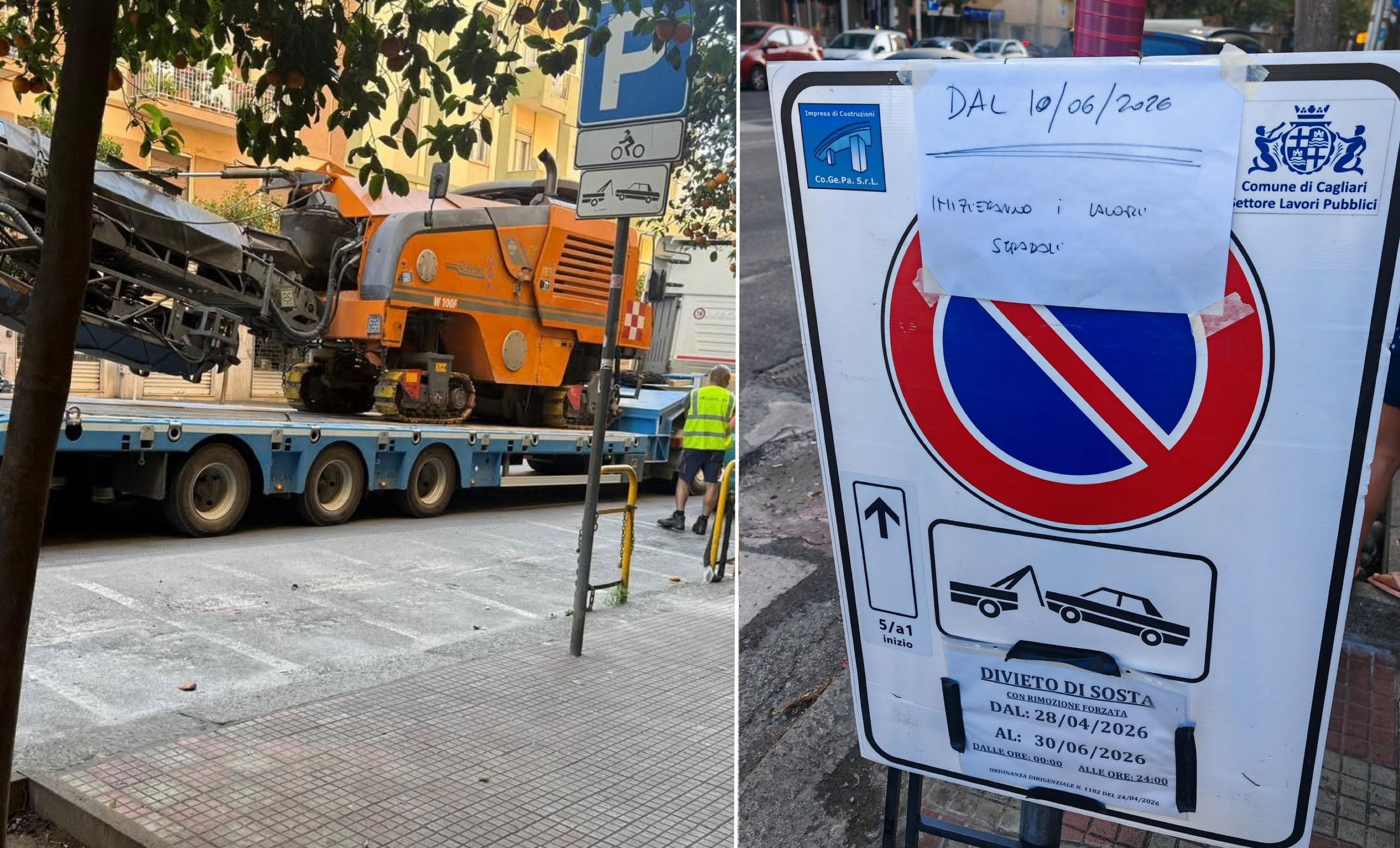 Cagliari, le proteste non fermano i lavori per la ciclabile in via Pergolesi: l'ira dell'opposizione