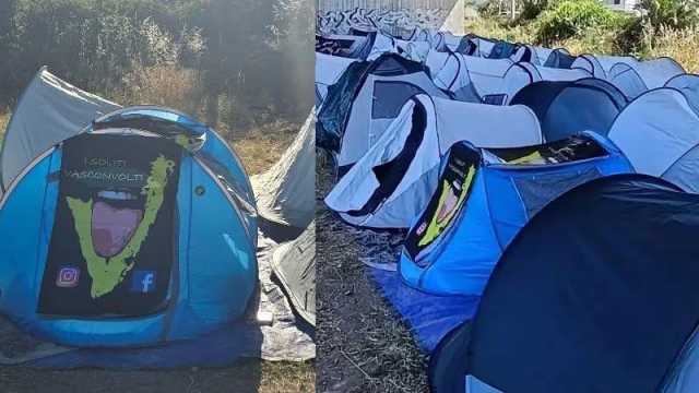Vasco Fan Accampati Vasco torna in Sardegna e a Olbia spuntano già i fan accampati con le tende
