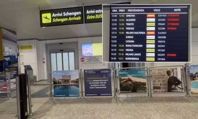 Cagliari, atterrato il primo volo interno da Alghero: una decina i passeggeri a bordo