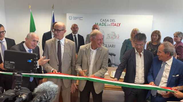 A Cagliari inaugurata la prima Casa del Made in Italy, Urso: "La Sardegna può diventare un polo produttivo"