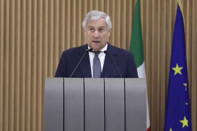 Tajani sullo Stato palestinese: "L'Italia è favorevole a riconoscerlo, ma prima deve esserci"