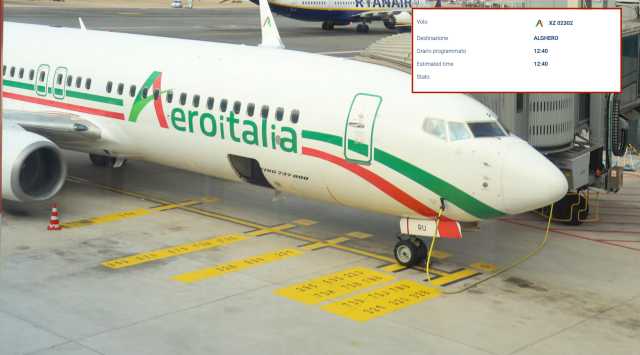 Aeroitalia Aeroplano Primo Volo Da Alghero Cagliari Voli interni in Sardegna, da oggi si parte: mezz'ora in aereo per collegare nord e sud dell'Isola