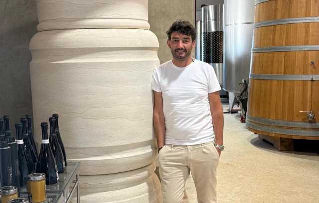 Andrea Pala 2 Nasce il Vermentino di Sardegna affinato per 6 mesi in una vasca di marmo