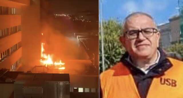 "I sanitari vedevano le fiamme dalle finestre, reparti invasi dal fumo. Vogliamo chiarezza": l'attacco di Usb Sanità dopo l'incendio al Brotzu 