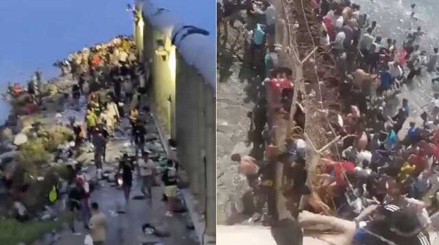 Ceuta, migliaia di migranti continuano ad arrivare dal Marocco: strappo di Meloni con la Spagna 