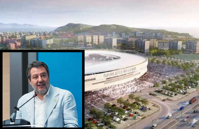 Nuovo stadio della Roma, Salvini lunedì a Roma: "Il piano per i nuovi impianti sportivi riguarda anche Cagliari"
