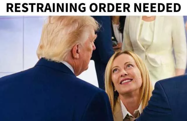 Meloni Trump Truth Meme