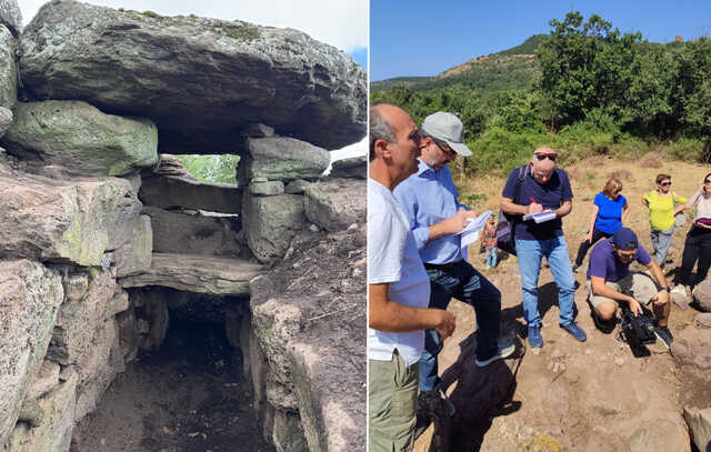 Scoperta una nuova Tomba dei Giganti a Bortigali, nell'area archeologica di Carrarzu Iddia
