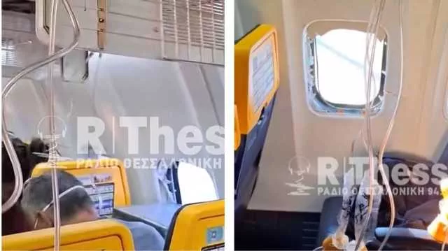 Si rompe un finestrino e il passeggero rischia il risucchio: terrore sul volo Ryanair: il video