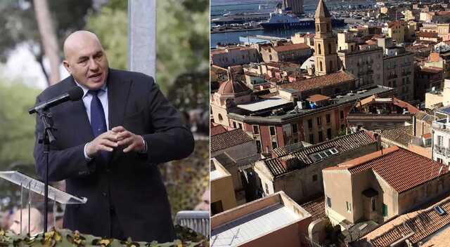 Visita a sorpresa del ministro Crosetto a Cagliari: saluti alle forze dell'ordine
