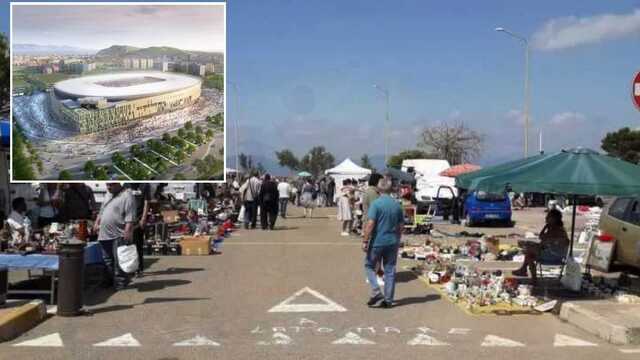 Mercato "Cuore" resta a Sant'Elia fino a marzo, poi i lavori per lo stadio. "Si sta cercando una nuova sistemazione" 