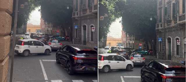 Cagliari, bus in panne, traffico in tilt tra piazza del Carmine e viale Trieste
