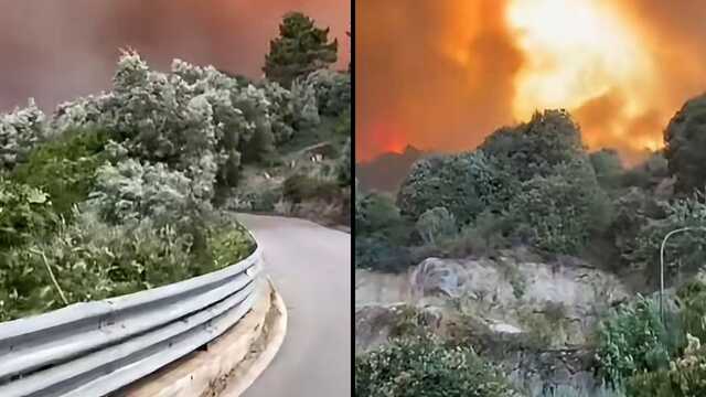 Peggiora l'incendio ad Arzana: in volo tre Canadair e 4 elicotteri, scattano le evacuazioni in campagna 