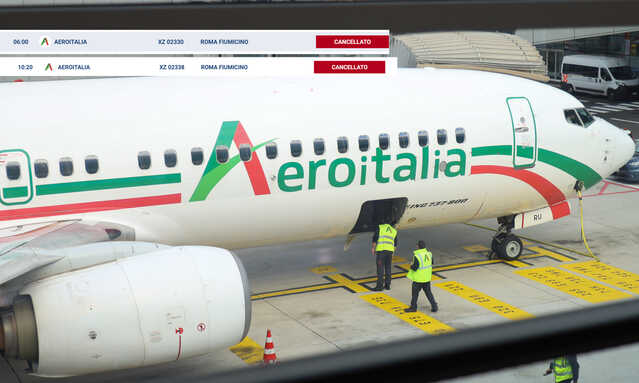 Nuovi disagi sulla tratta Cagliari-Roma Fiumicino di Aeroitalia, tre voli cancellati e ritardi